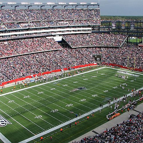 Gillette Stadium packed with fans