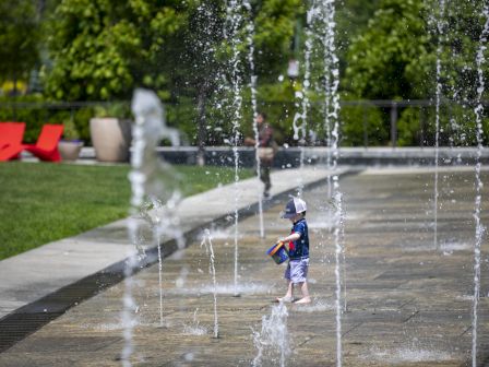 Child playing at North End Park taken by Anthony Crisafulli