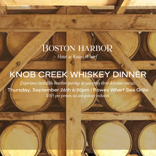 Knob Creek Whiskey Dinner, Thursday September 26th at 6:30PM Promotional header image